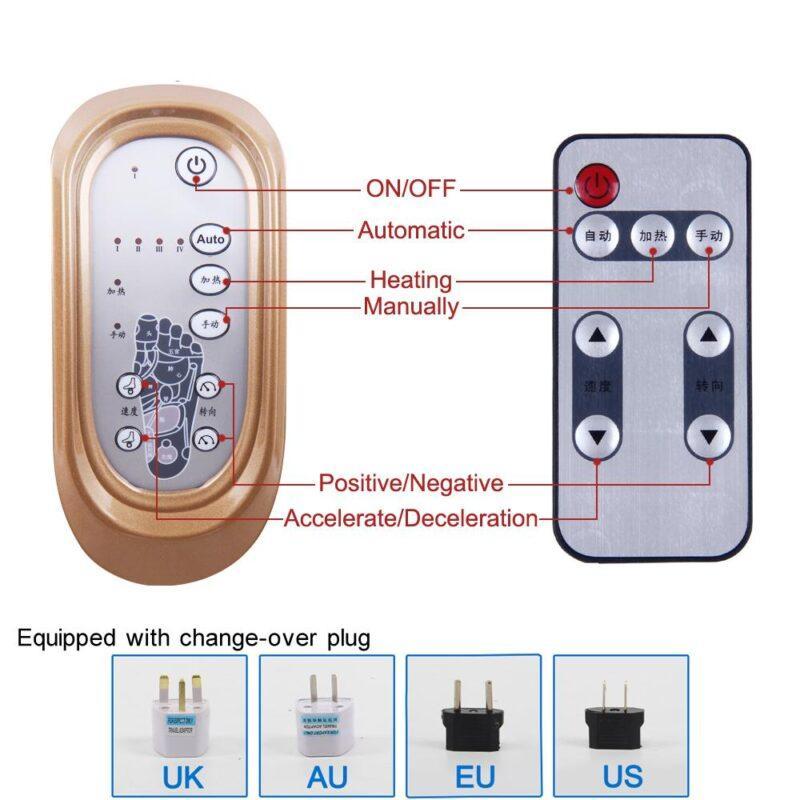 Electric Shiatsu Foot Leg Heating Massager Kneading Gua Sha Reflexology Massage device Muscle Stimulator Home Relaxation - Image 5