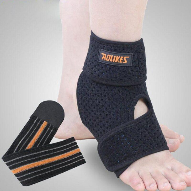 Ankle Brace Adjustable Sport Breathable Protector Football Basketball Elastic Ankle Support Pad Safety Brace Guard Support 1pcs - Image 2