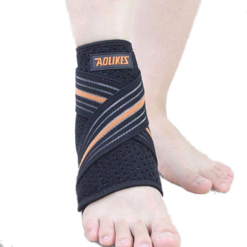 Ankle Brace Adjustable Sport Breathable Protector Football Basketball Elastic Ankle Support Pad Safety Brace Guard Support 1pcs - Image 3