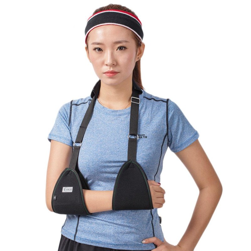 Medical Shoulder Arm Sling Swathe Brace Reinforced Immobilizer Broken Forearm Fracture, Wrist Joint Sprain And Finger - Image 3