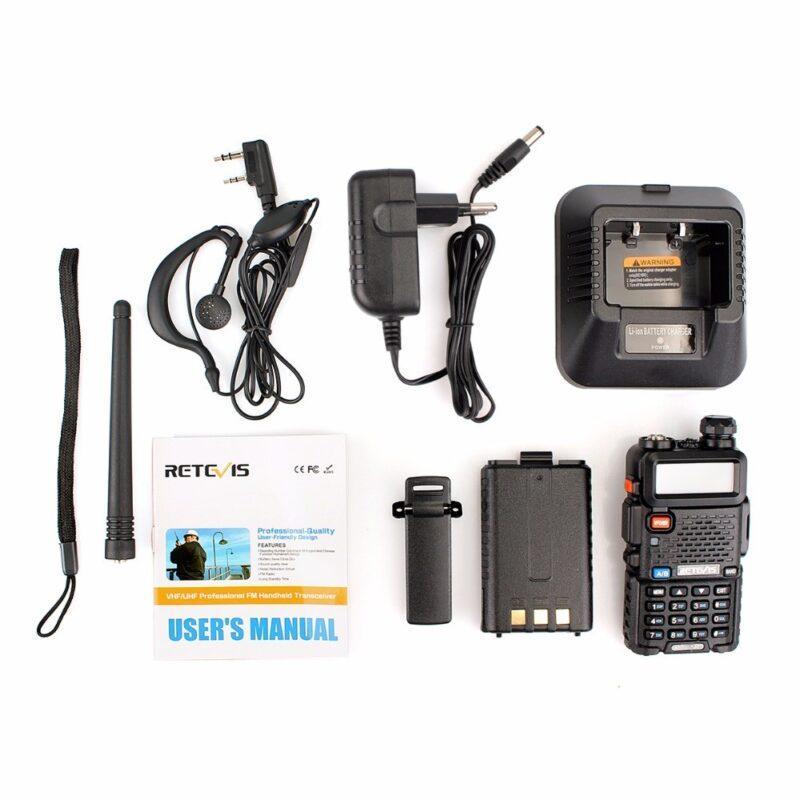 Walkie Talkie 5W VHF UHF Dual Band Hf Transceiver VOX FM Amateur Portable cb Ham Radio Station Walkie-Talkie RT5R - Image 6