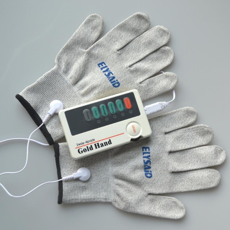 Low Frequency XFT-502 2 Ways 4Pads Electrical Stimulator Digital Massager TENS Machine +1Pair Conductive Gloves - Image 3