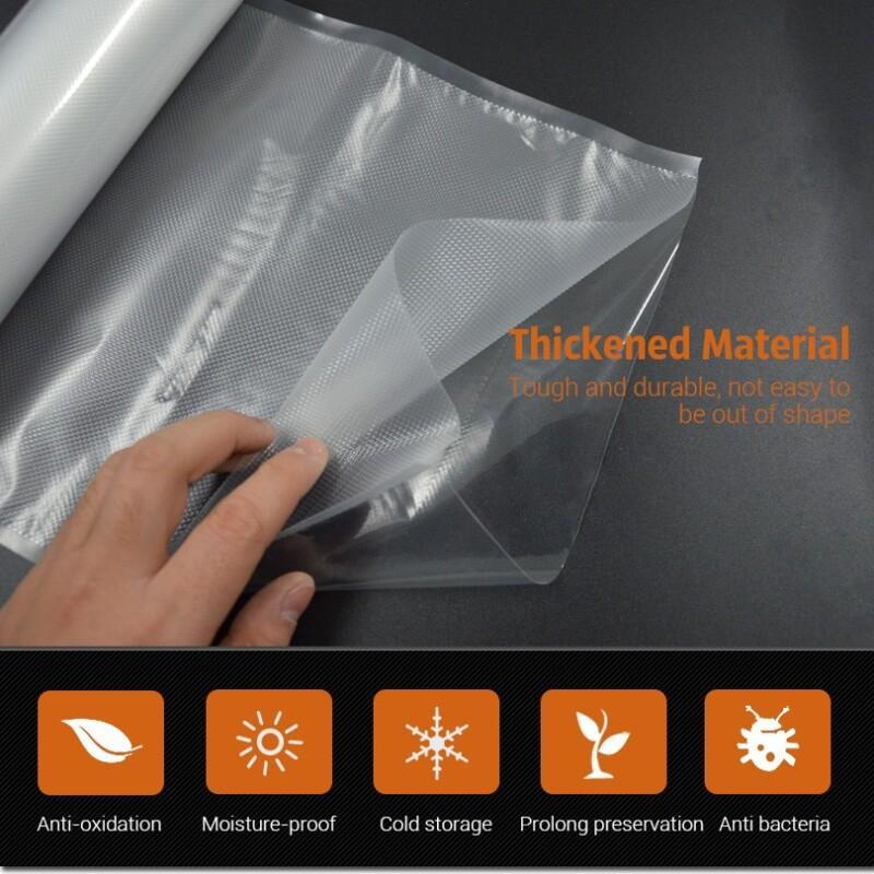 Vacuum Bag Storage Bags For Vacuum Sealer Food Fresh Long Keeping 12+15+20+25+28cm*500cm 5 Rolls/Lot - Image 4