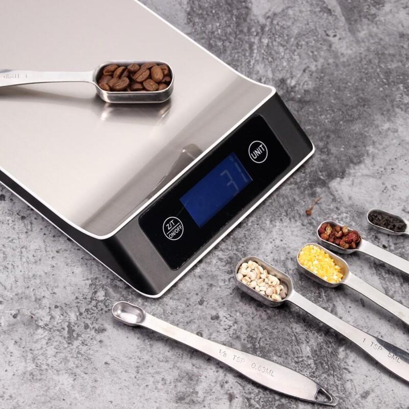 Digital Scale Food Scale - Stainless Steel Multifunction 11lb/5kg - 2.2'' LCD Display Kitchen Accessories - Image 5