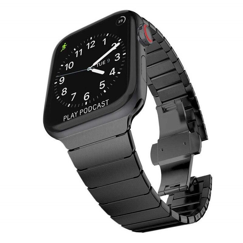 Band For Apple Watch Series 6 5 4 40MM 44MM Sport Bracelet Stainless Steel Strap For Iwatch 3 2 1 38MM 42MM Accessories