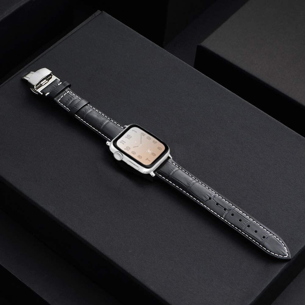 Leather strap For Apple watch band For Apple Watch6 5 4 3 2 1 42mm 38mm 40MM 44MM Watchband Bracelet Strap for iWatch Series