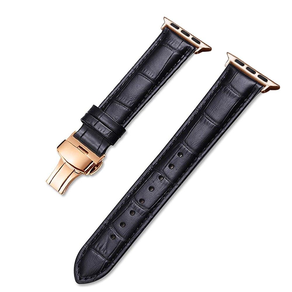 Leather strap For Apple watch band For Apple Watch6 5 4 3 2 1 42mm 38mm 40MM 44MM Watchband Bracelet Strap for iWatch Series