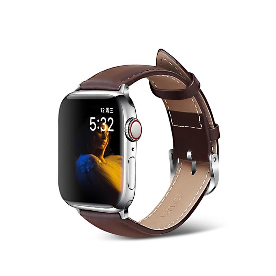 Leather loop for Apple Watch 6/SE/5/4/3/2/1 38mm 40mm Sports Watchband Bracelet Strap for iWatch SE/6 Apple Watch band 42mm 44mm