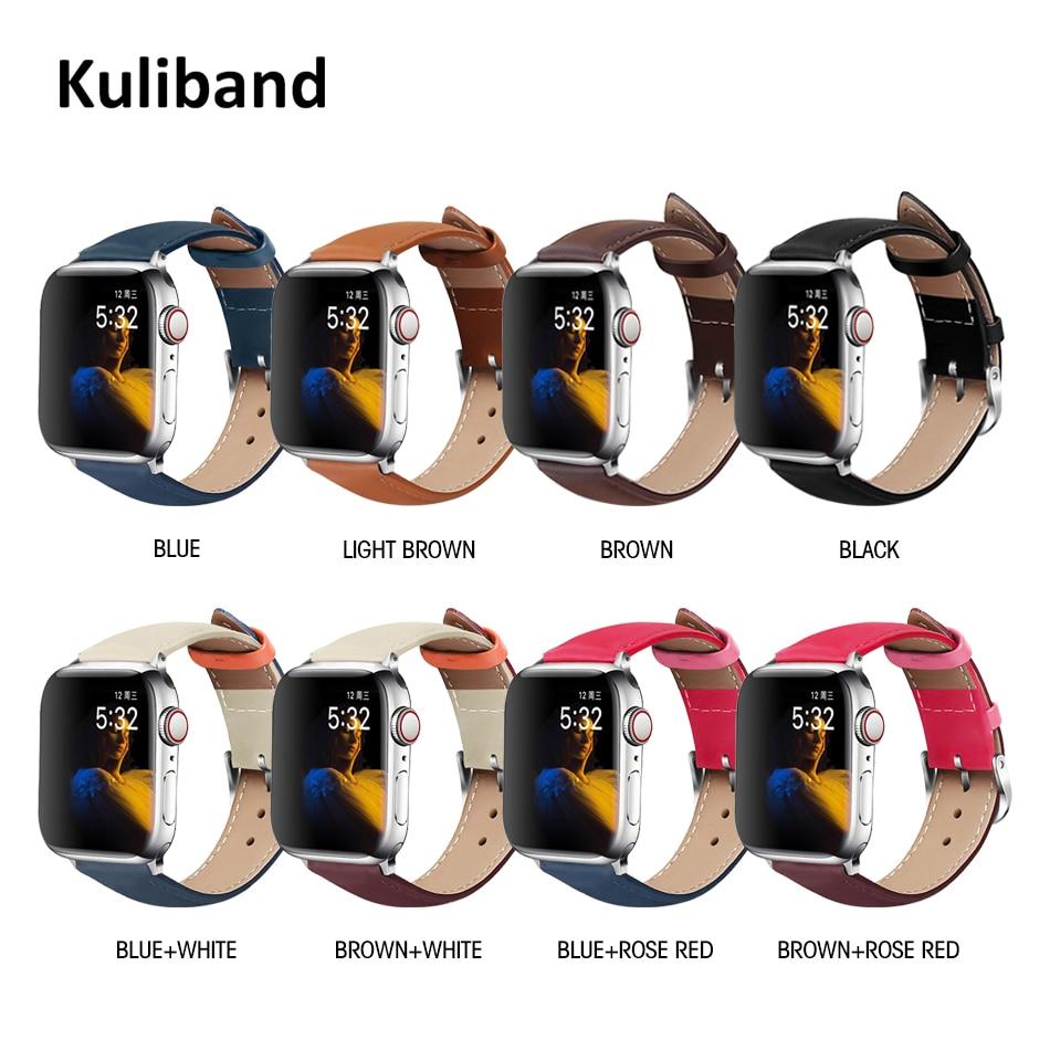 Leather loop for Apple Watch 6/SE/5/4/3/2/1 38mm 40mm Sports Watchband Bracelet Strap for iWatch SE/6 Apple Watch band 42mm 44mm