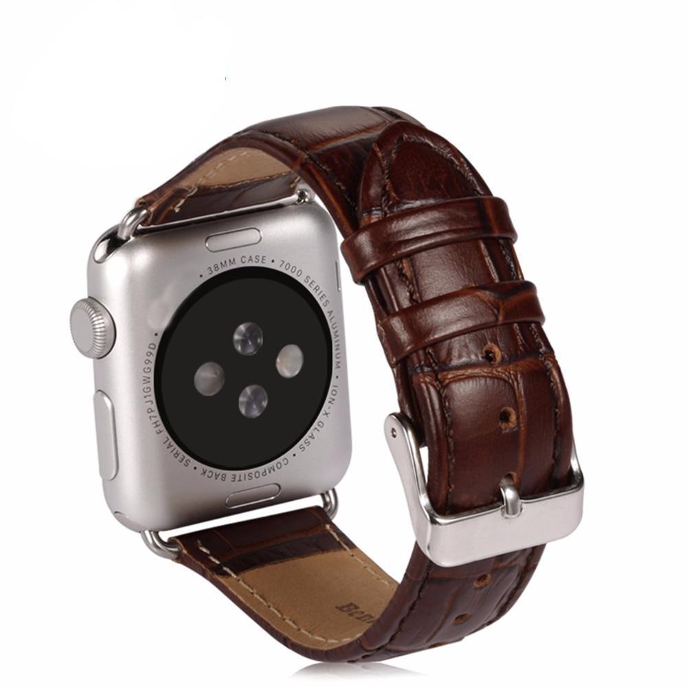 Leather Watchband for Apple Watch 6 5 4 SE Band Sport Leather Bracelet 42mm 38mm Strap For iwatch Series 3/2/1 Band