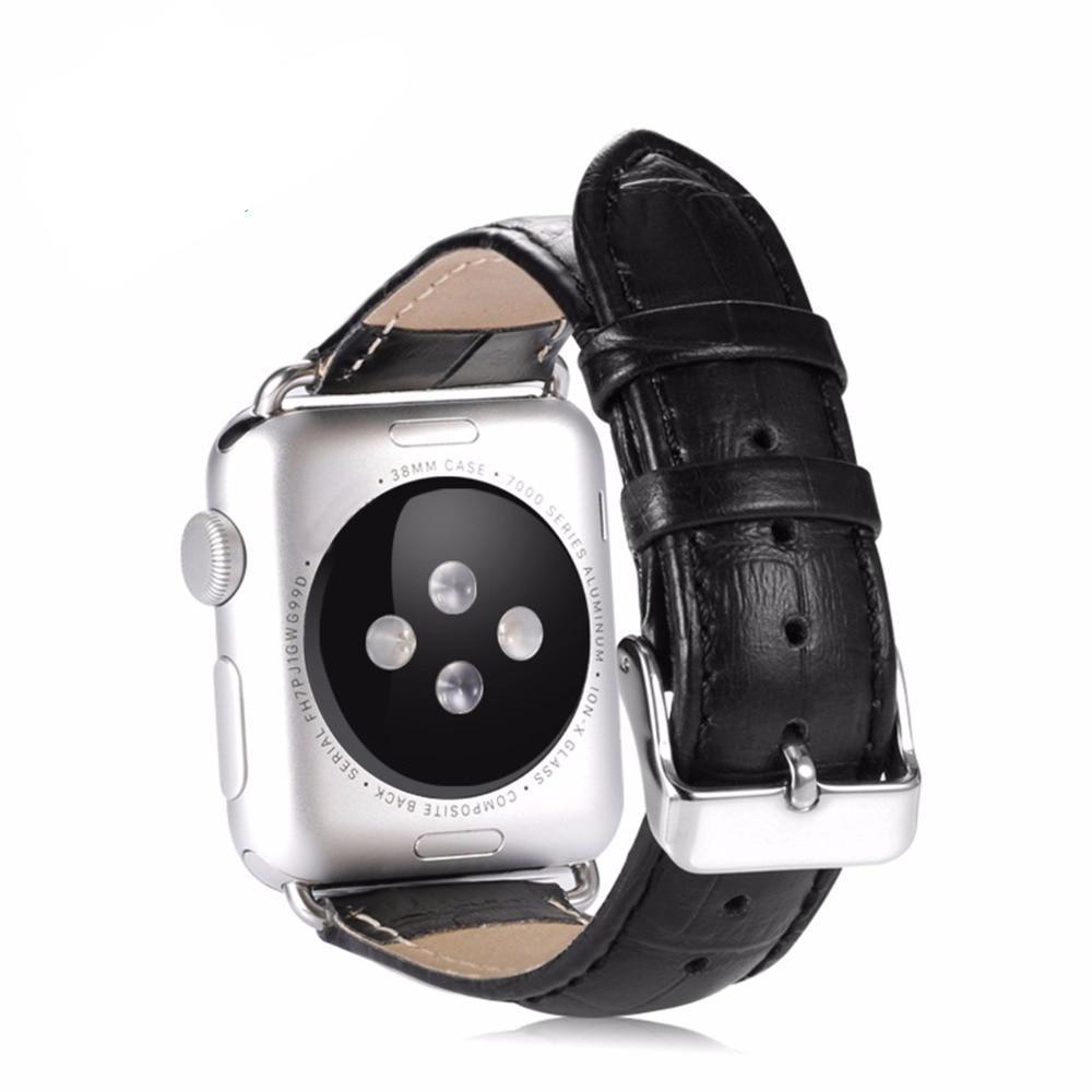 Leather Watchband for Apple Watch 6 5 4 SE Band Sport Leather Bracelet 42mm 38mm Strap For iwatch Series 3/2/1 Band