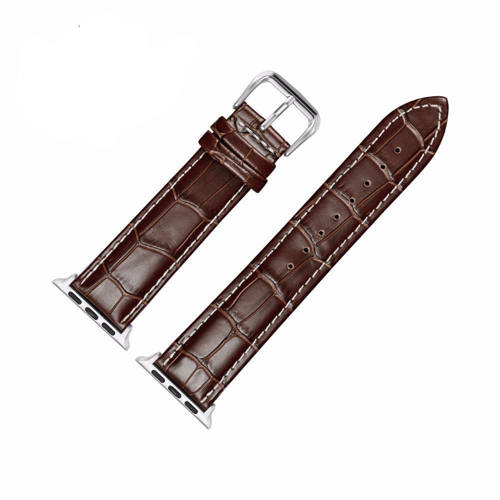 Leather Watchband for Apple Watch 6 5 4 SE Band Sport Leather Bracelet 42mm 38mm Strap For iwatch Series 3/2/1 Band