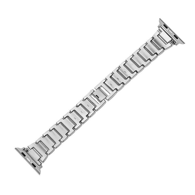 For Apple Watch Band Series 6 5 4 3 2 1 Women Lady Diamond Band Strap for iWatch 6 44MM 40MM 42MM 38MM Stainless Steel Bracelet