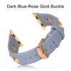 Drak blue-rose gold