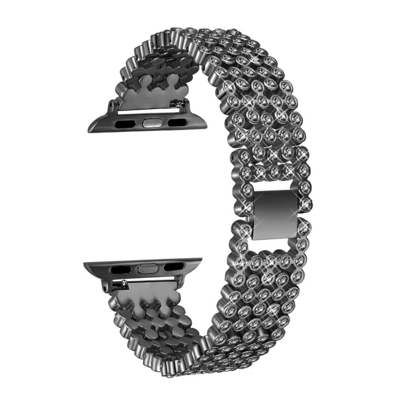 Stainless Steel Straps For Apple Watch 3 38mm 42mm 44mm 40mm Diamond Strap For Apple Watch Series 6 SE 5 4 Bracelet - Image 4