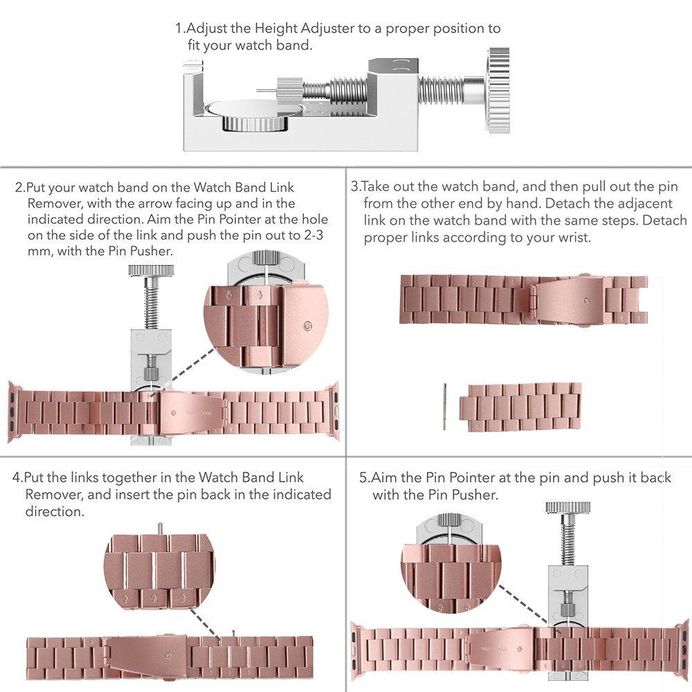 women Diamond Strap For Apple Watch Band 38mm 42mm 40/44mm link Bracelet Metal Stainless Steel Band for iWatch Series 6 SE 5 4 3