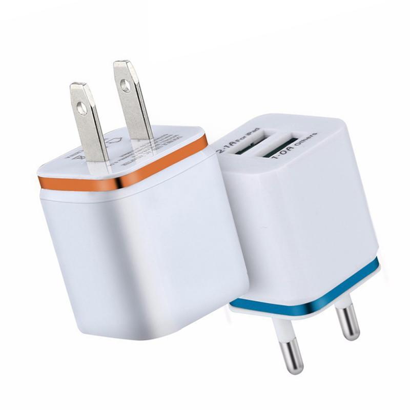 US/EU Plug USB Charger Dual USB For Phone Adapter For Huawei Mate 30 Tablet Portable Wall Mobile Charger Smart Universal Charger