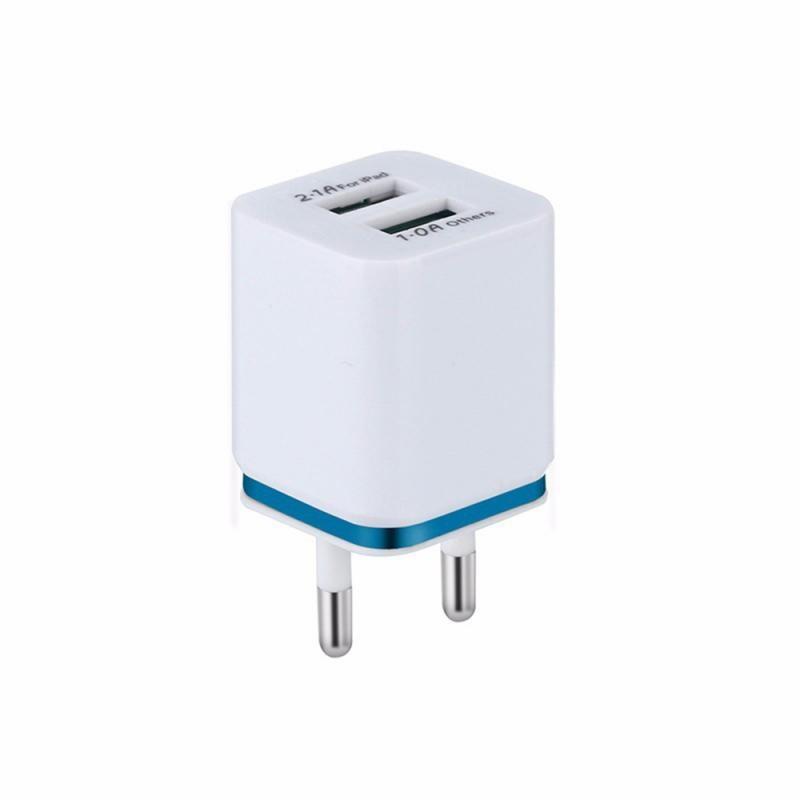 US/EU Plug USB Charger Dual USB For Phone Adapter For Huawei Mate 30 Tablet Portable Wall Mobile Charger Smart Universal Charger