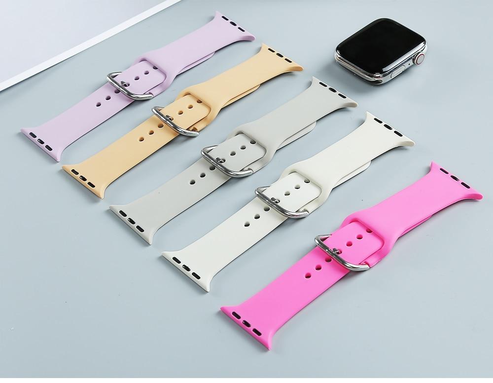 Strap For Apple Watch band 44mm 40mm for iwatch Bracelet series 6 Se 5 4 3 2 1 42mm 38mm correa pulseira watchband accessories