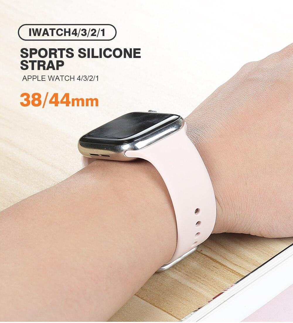 Strap For Apple Watch band 44mm 40mm for iwatch Bracelet series 5 4 3 2 1 42mm 38mm correa pulseira watchband accessories