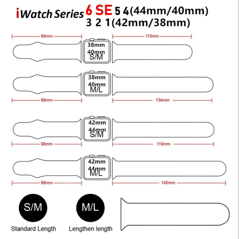 Apple Watch Band Silicone Strap 44mm 40mm iWatch Band 42mm 38mm Sport Belt Bracelet Watch Series 3 4 5 SE 6 - Image 2