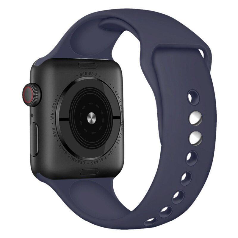Soft Silicone Sport Band Strap For Apple Watch Series 4 3 2 1 42mm 38mm 40mm 44mm Wrist Bracelet Strap For Apple Watch - Image 2
