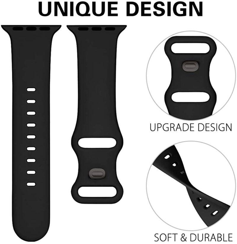 Rubber Watchband For Apple Watch Silicone Strap For Apple Watch Band 42mm/38mm iWatch 4/3 Band 44mm/40mm Sport Bracelet - Image 3