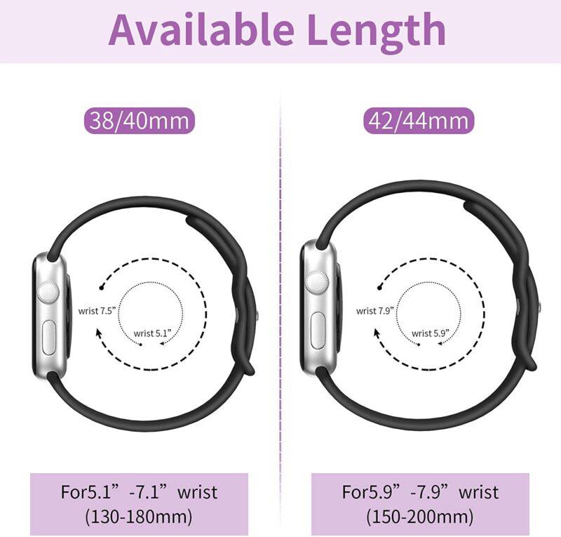 Rubber Watchband For Apple Watch Silicone Strap For Apple Watch Band 42mm/38mm iWatch 4/3 Band 44mm/40mm Sport Bracelet - Image 6