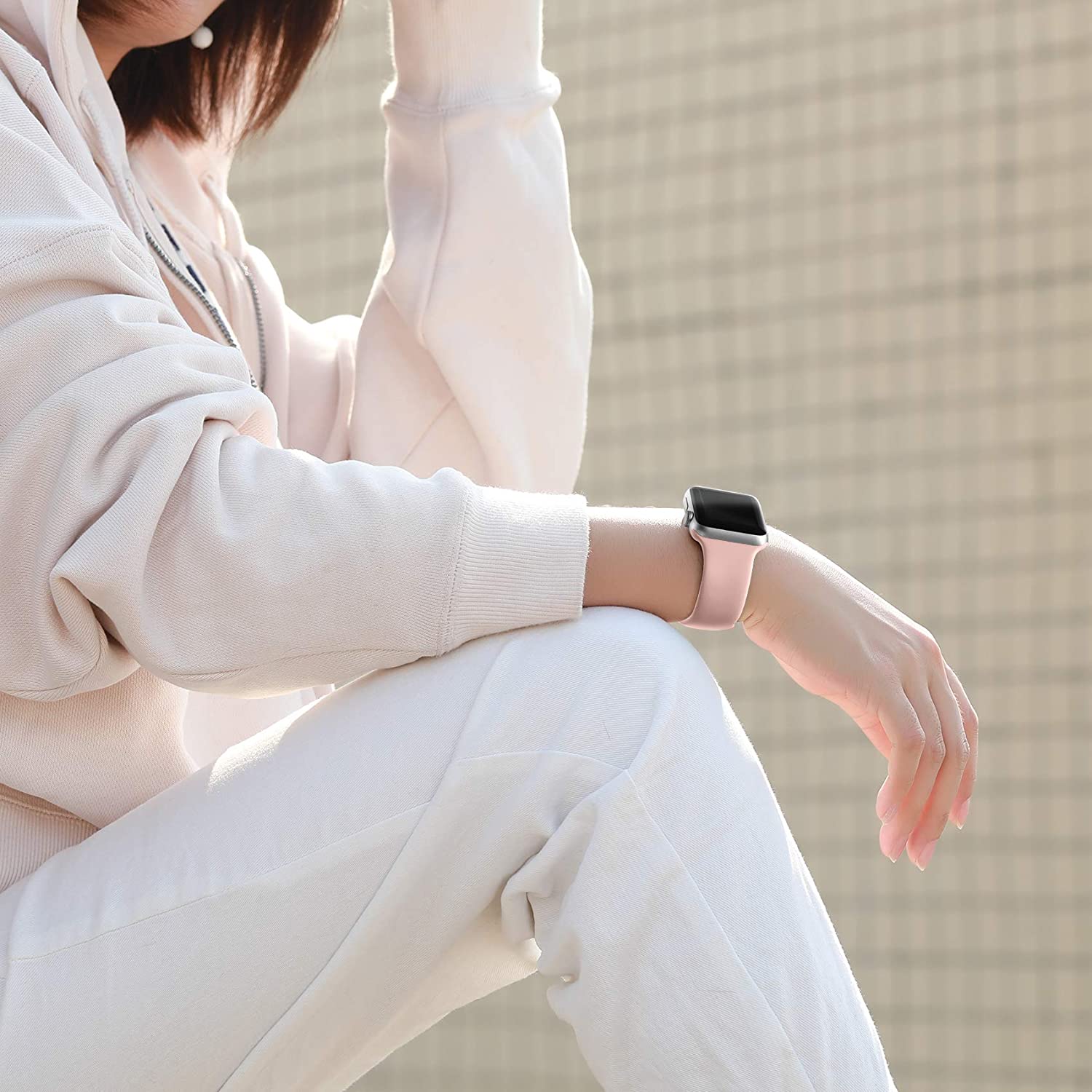 Silicone Strap For Apple Watch band 44mm 40mm 38mm 42mm 44 mm Rubber watchband smartwatch correa bracelet belt iWatch 3 4 5 6 se