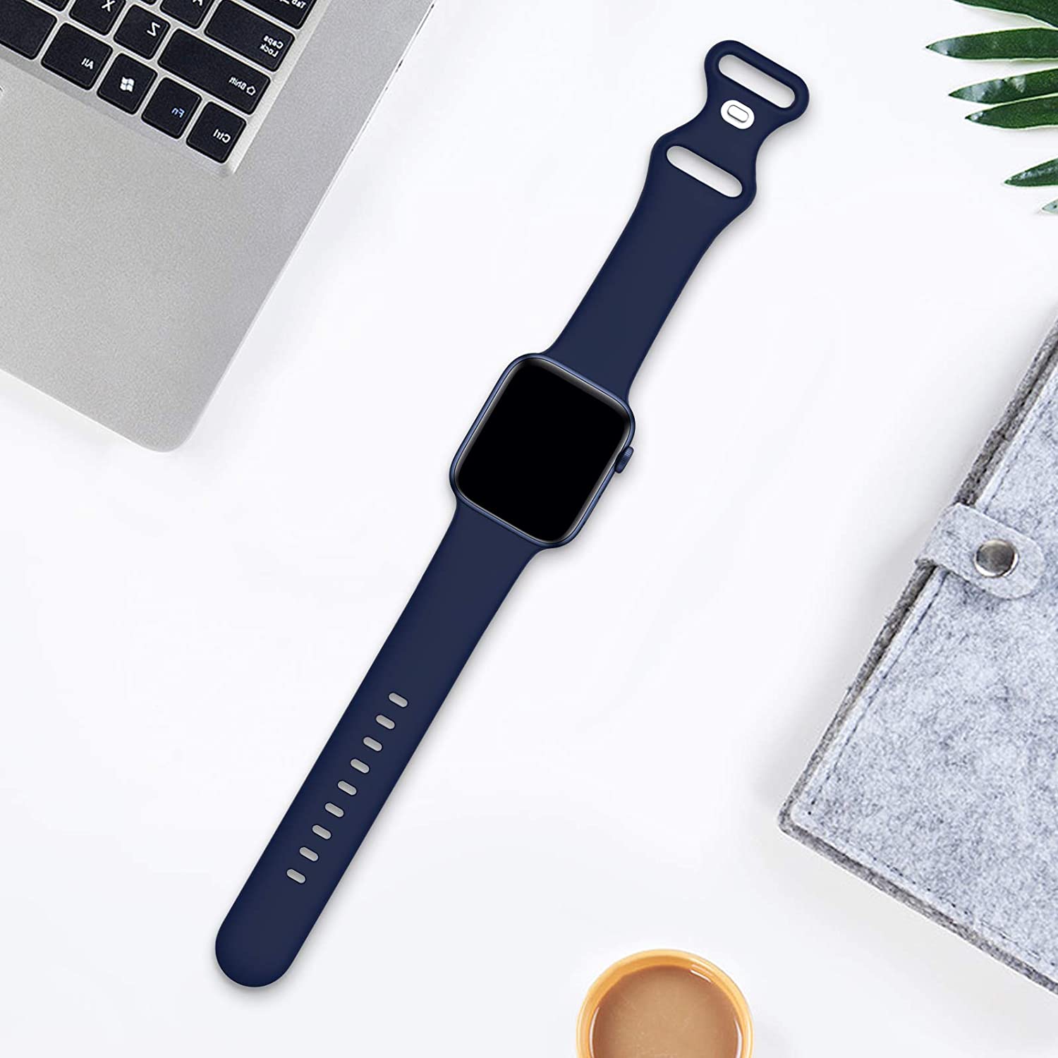Silicone Strap For Apple Watch band 44mm 40mm 38mm 42mm 44 mm Rubber watchband smartwatch correa bracelet belt iWatch 3 4 5 6 se