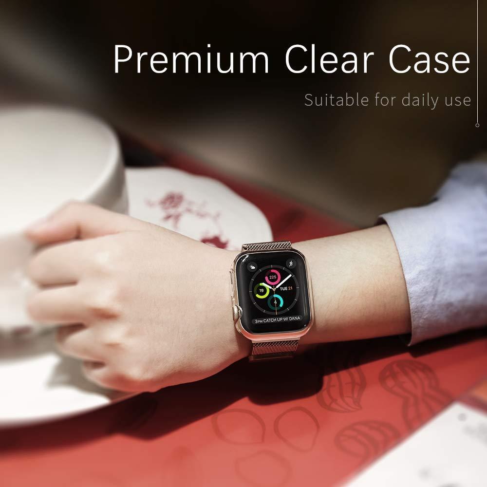 Cover For Apple Watch case 44mm/40mm iWatch 3 42mm/38mm Accessories TPU Bumper Screen Protector Apple watch series 5 4 3 se 6