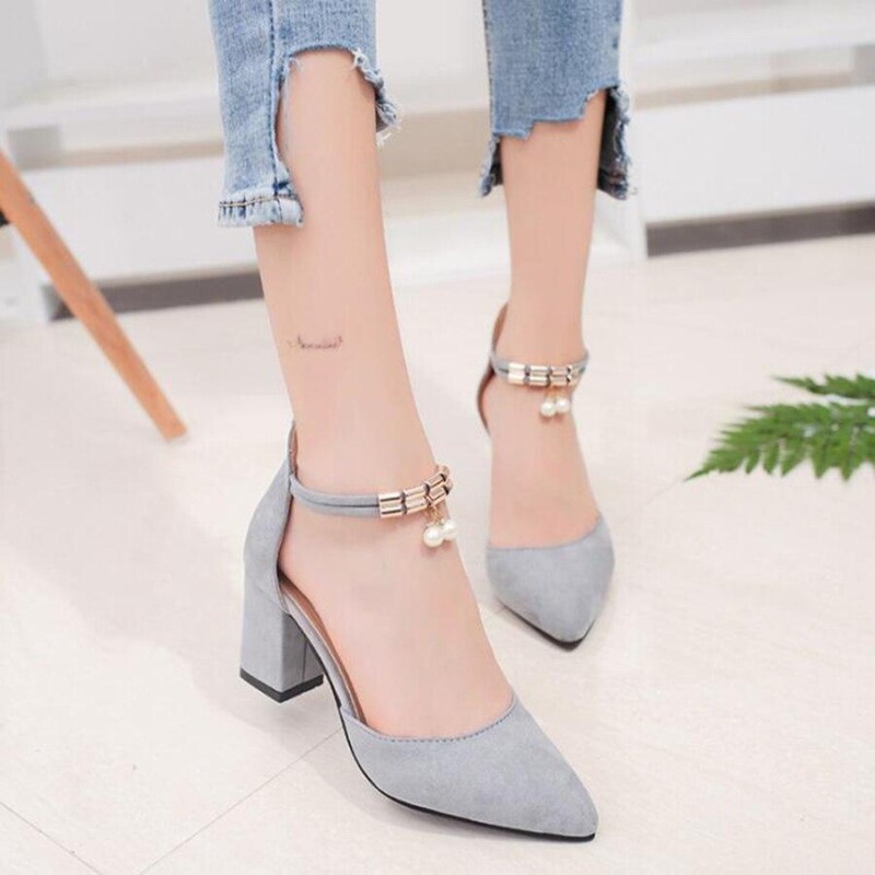 Summer Women Shoes Pointed Toe Pumps Dress Shoes High Heels Boat Shoes Wedding Shoes