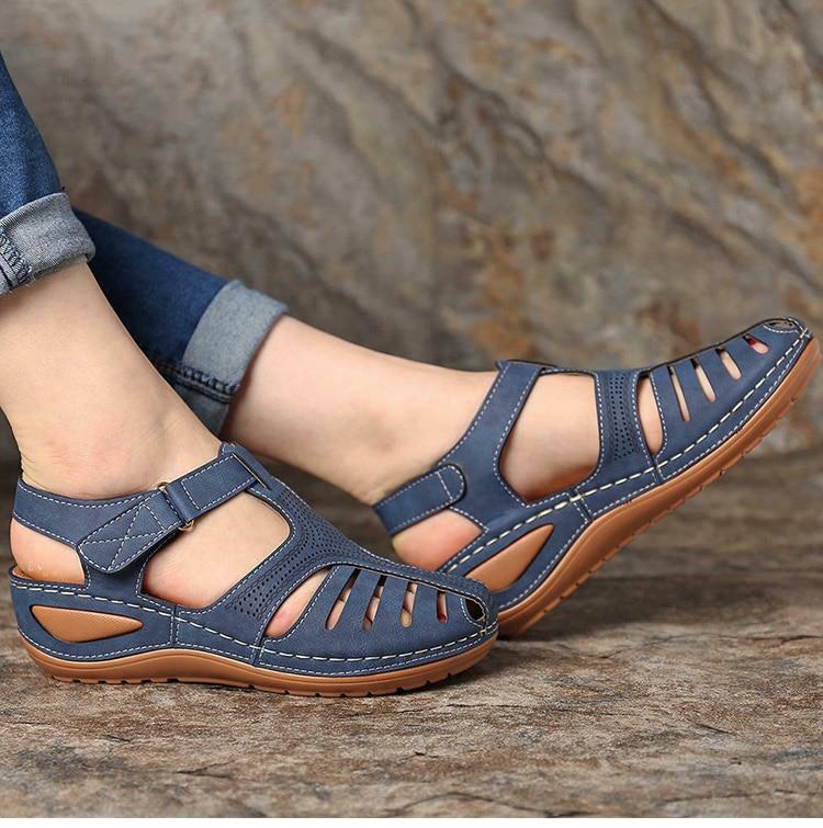 Women Sandals New Summer Shoes Woman Plus Size 44 Heels Sandals For Wedges Chaussure Femme Casual Gladiator Platform Shoes Talon