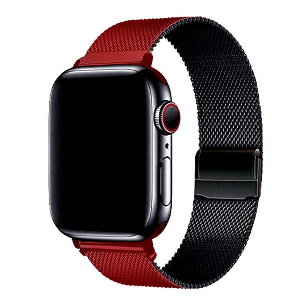 Milanese loop Strap For apple watch band 44mm 40mm iwatch band 42mm 38mm metal bracelet correa apple watch series 6 se 5 4 3 2 1