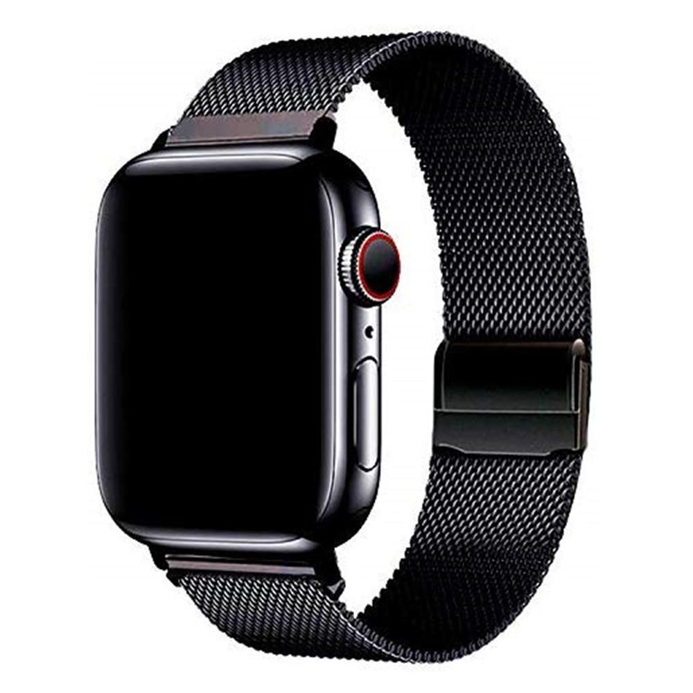 Milanese loop Strap For apple watch band 44mm 40mm iwatch band 42mm 38mm metal bracelet correa apple watch series 6 se 5 4 3 2 1