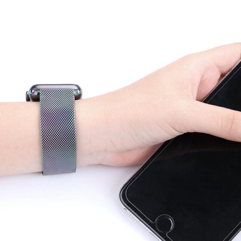 Loop Strap For Apple Watch Band 44mm 40mm iWatch Band 42mm 38mm Metal Bracelet For Apple Watch Series - Image 4
