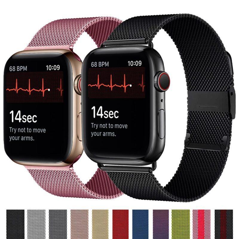 Loop Strap For Apple Watch Band 44mm 40mm iWatch Band 42mm 38mm Metal Bracelet For Apple Watch Series
