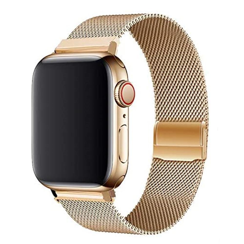Milanese loop Strap For apple watch band 44mm 40mm iwatch band 42mm 38mm metal bracelet correa apple watch series 6 se 5 4 3 2 1