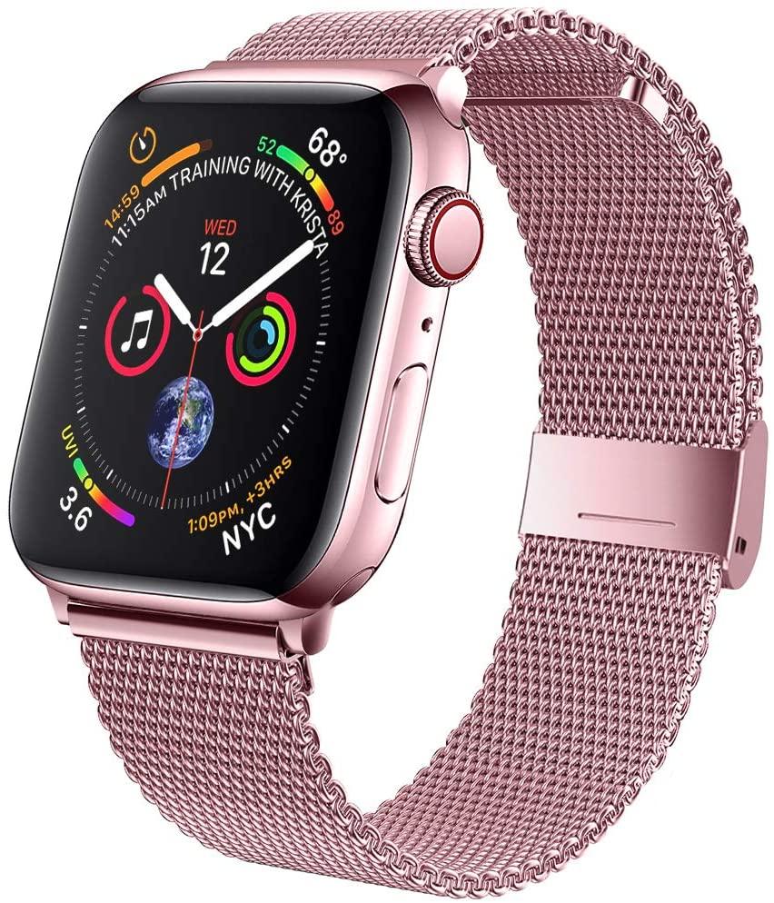 Milanese Watchband for Apple Watch 6 5 4 44mm 40mm Stainless Steel Replacement Bracelet Band Strap for iwatch 1 2 3 38mm 42mm