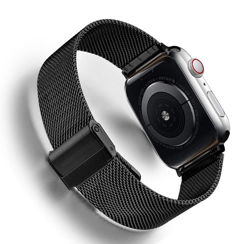 Milanese Watchband for Apple Watch 6 5 4 44mm 40mm Stainless Steel Replacement Bracelet Band Strap for iwatch 1 2 3 38mm 42mm