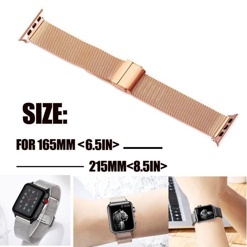 Apple Watch Watchband 6 5 4 44mm 40mm Stainless Steel Replacement Bracelet Band Strap For iWatch 1 2 3 38mm 42mm - Image 4