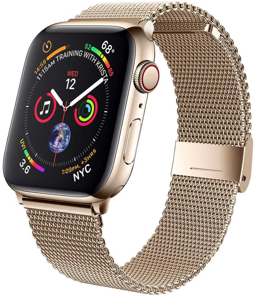 Milanese Watchband for Apple Watch 6 5 4 44mm 40mm Stainless Steel Replacement Bracelet Band Strap for iwatch 1 2 3 38mm 42mm