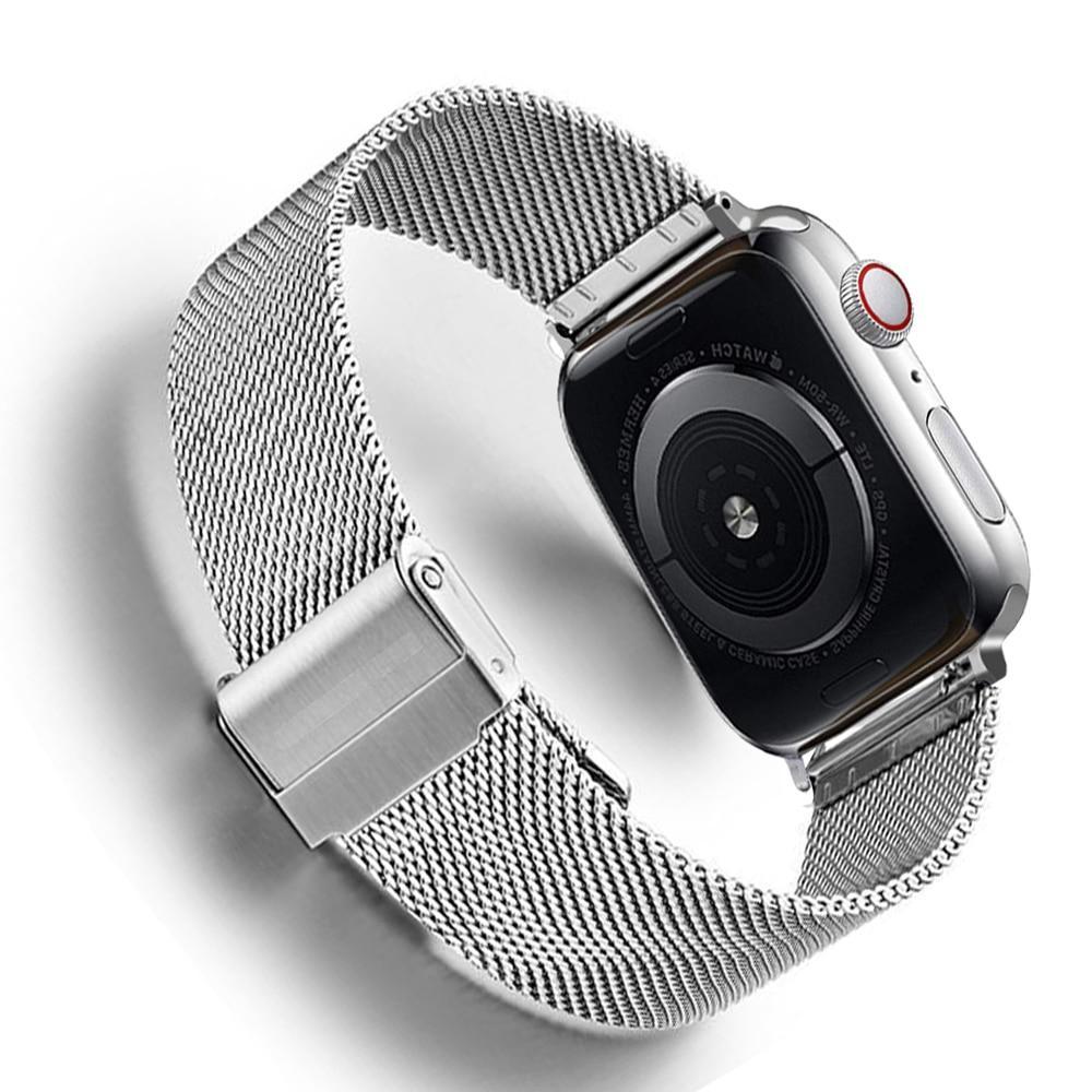 Milanese Watchband for Apple Watch 38mm 42mm 44mm 40mm Stainless Steel Women Men Bracelet Band Strap for iWatch 3 4 5 6 SE