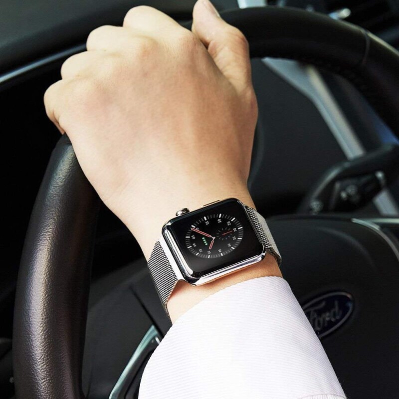 Stainless Steel Bracelet For Apple Watch 44mm 40mm 38mm 42mm Magnetic Loop Strap For Apple Watch Series - Image 2