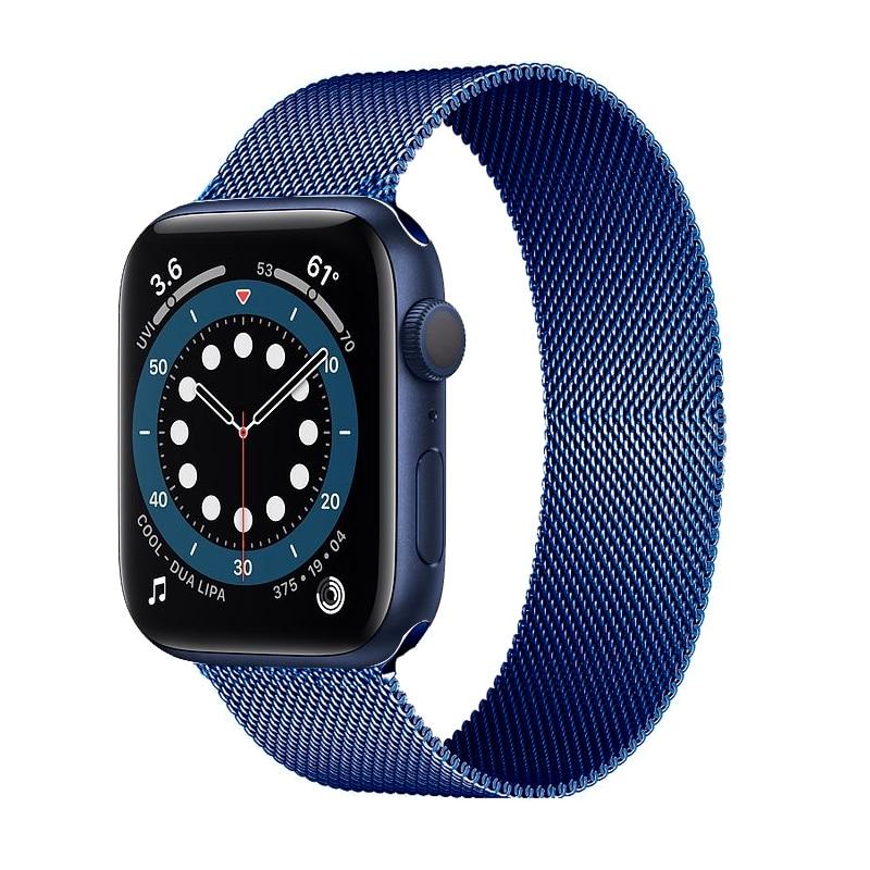 Magnetic Loop Strap For Apple watch 44mm 40mm 38mm 42 mm Stainless steel Bracelet correa apple watch Series 3 4 5 6 SE Band