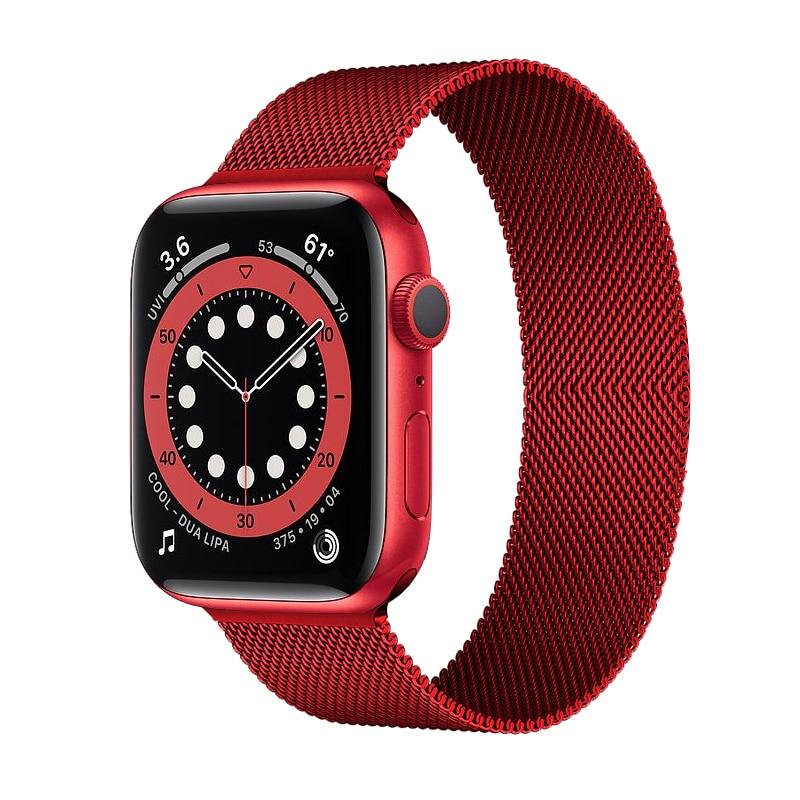 Magnetic Loop Strap For Apple watch 44mm 40mm 38mm 42 mm Stainless steel Bracelet correa apple watch Series 3 4 5 6 SE Band