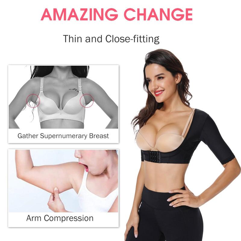 Women's Shapewear Posture Corrector Slimming Arm Shapers Shoulder Shoulder Back Support Corrector shaper Humpback Prevent