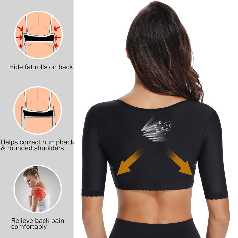 Women's Shapewear Posture Corrector Slimming Arm Shapers Shoulder Shoulder Back Support Corrector shaper Humpback Prevent