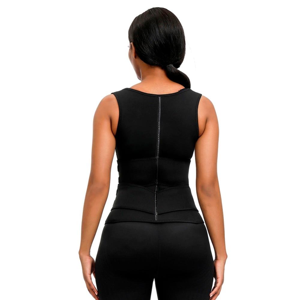 Women Body Shaper Waist Trainer Neoprene Sauna Sweat Vest Slimming Trimmer Fitness Corset Workout Modelling Strap Shapewear