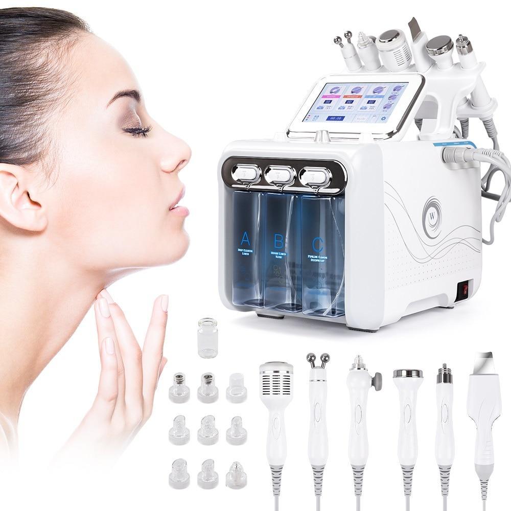 6 In 1 Water Dermabrasion Machine Deep Cleansing Machine Water Jet Hydro Diamond Facial Clean Dead Skin Removal For Salon Use